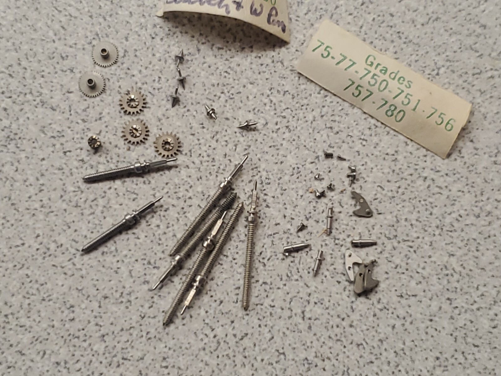 Lot Of Factory NOS Hamilton 21/0 Parts For Grades 75, 77, 750, 751, 756, 757,…