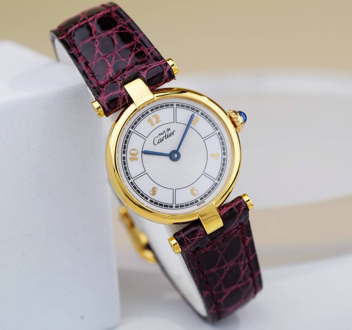 Cartier Watch Must Vendome Arabia White Dial Roman index SM 24mm Quartz