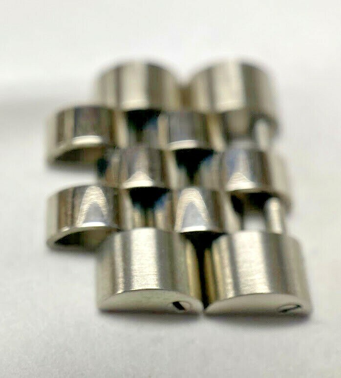ROLEX Stainless Steel SS mens 16mm Jubilee Watch Band Bracelet two 2 LINKs