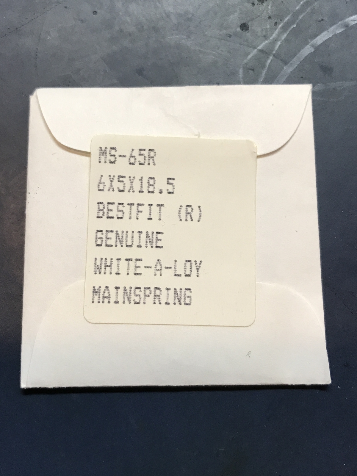 BESTFIT Mainspring 65R for Bulova 17M, 17AB + Unitas & other Pocket Watches – al