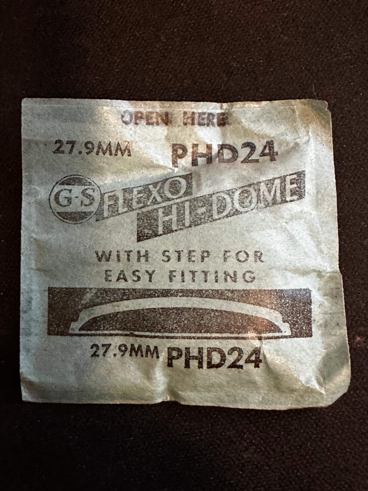 GS Flexo Round HI-DOME Crystal PHD 24 – 27.9 mm – New