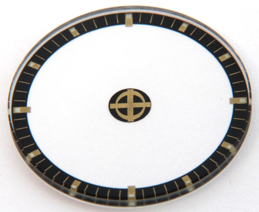 TO FIT ZODIAC ASTROGRAPHIC CRYSTAL 882953 28.5mm x 1.90mm Black/Yellow Track NEW