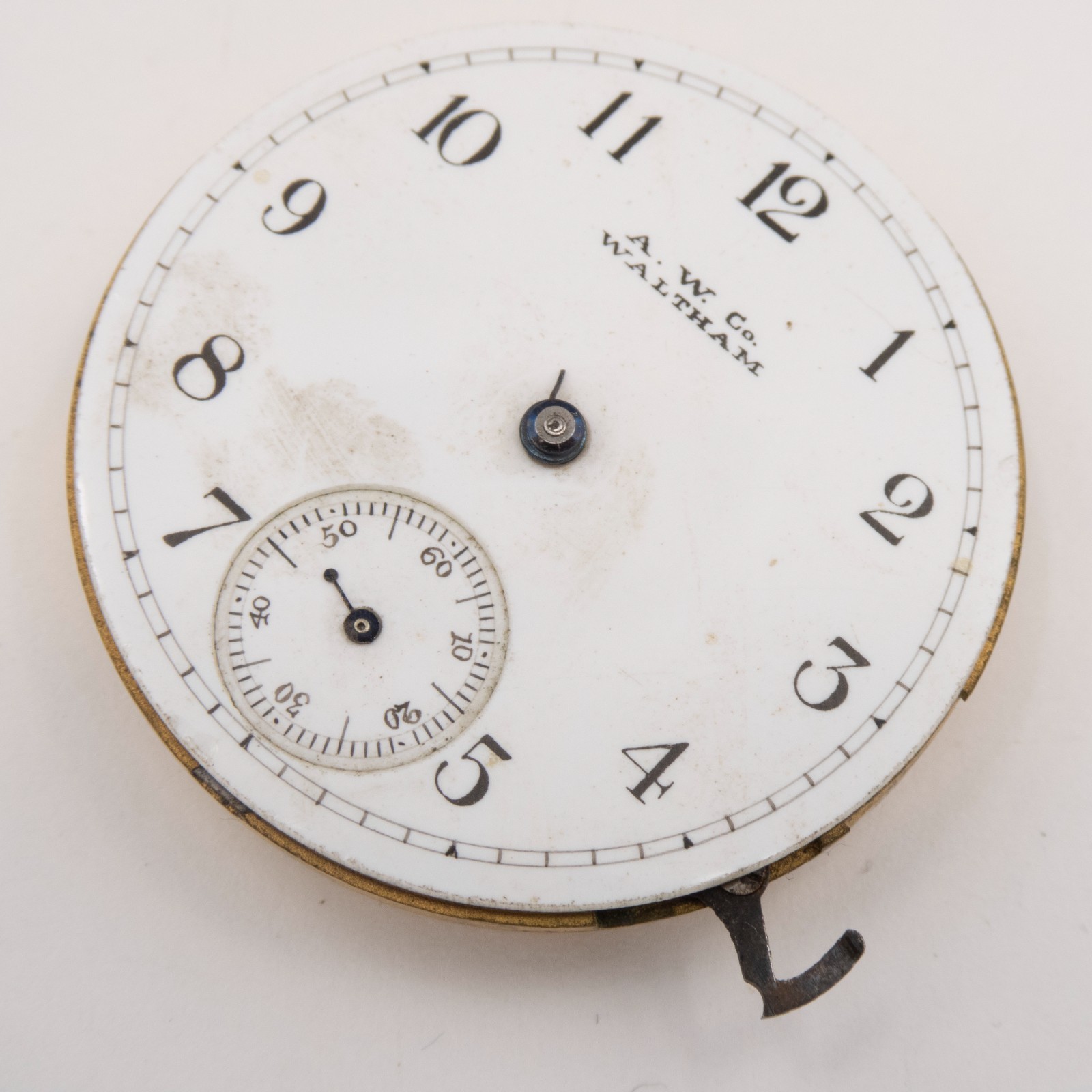 Waltham Grade Royal 6-Size 13-Jewel Antique Pocket Watch Movement, Runs