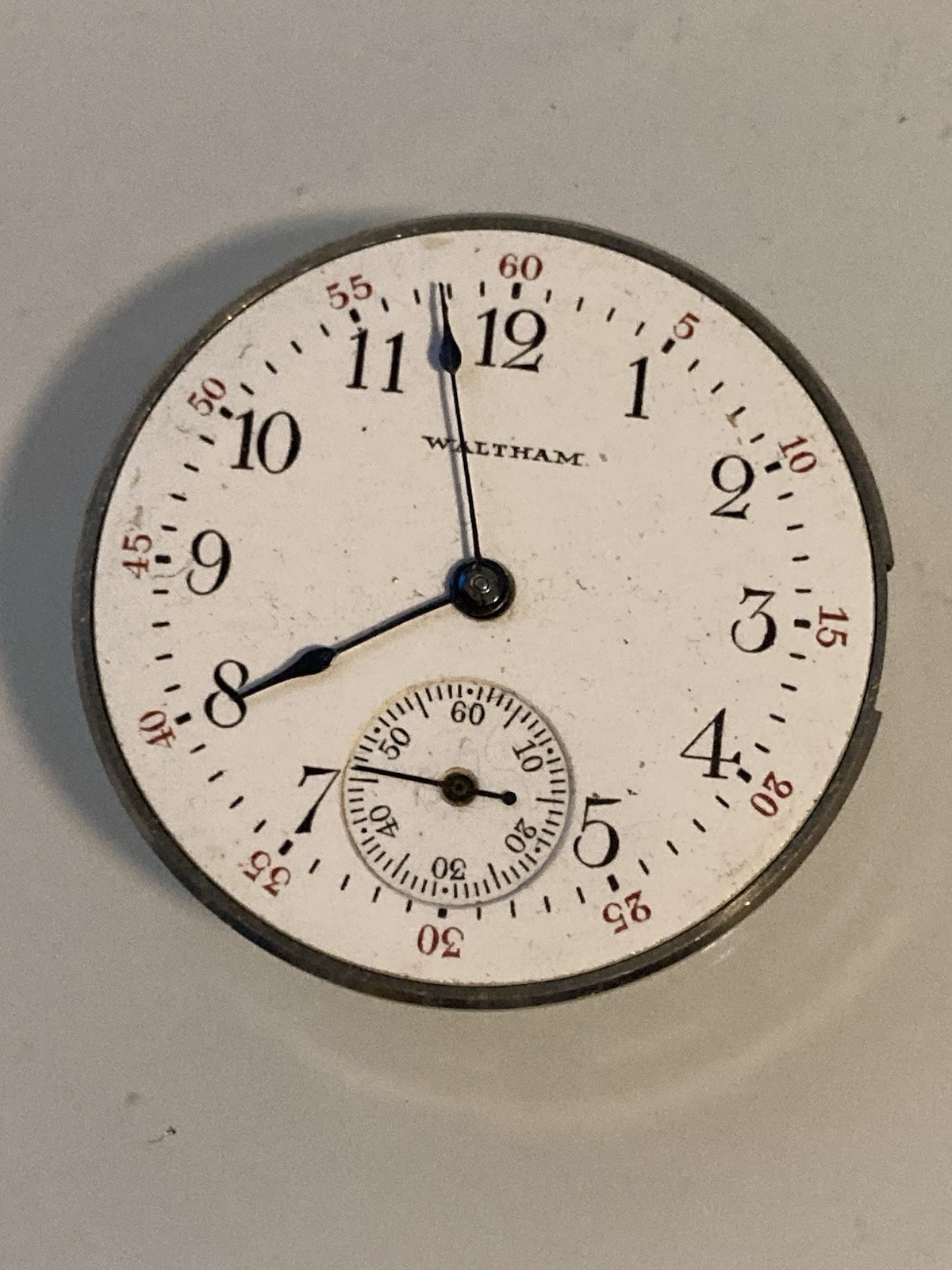 Pocket watch movement lot. Elgin, Waltham, NY Standard, Lady Arlington.