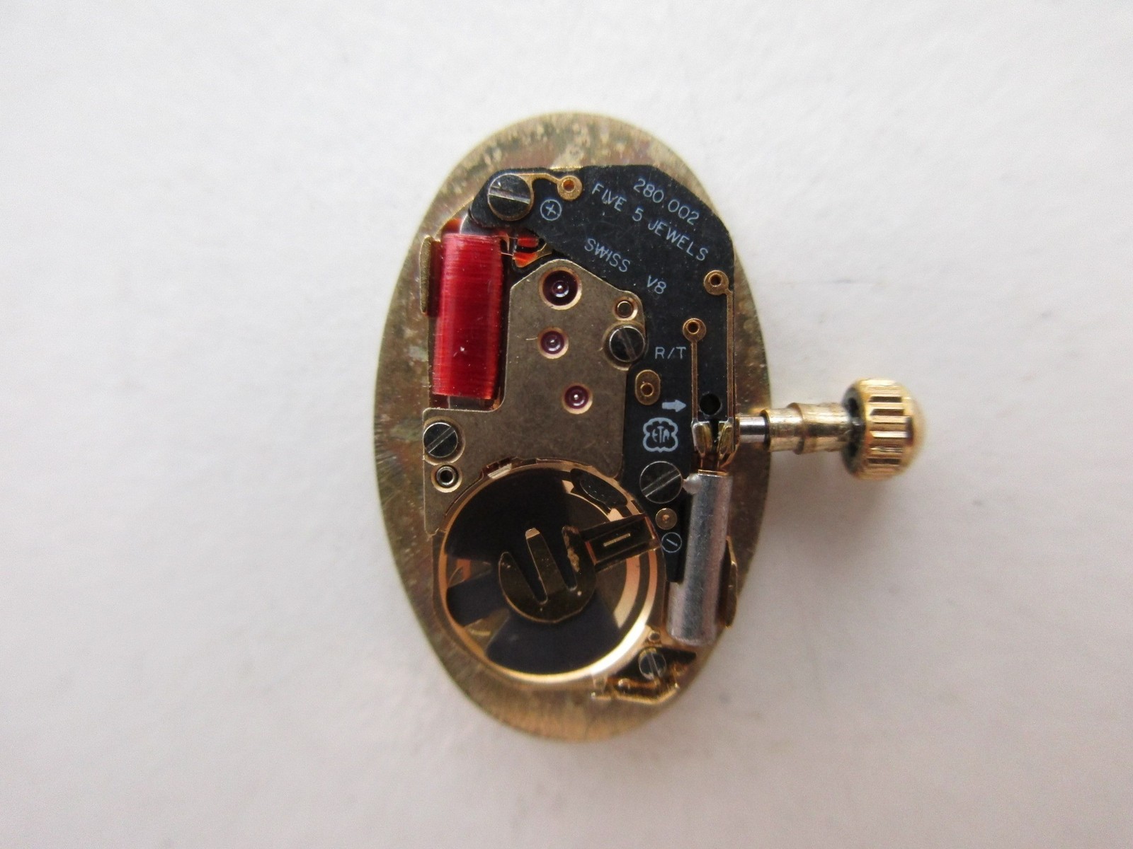ETA cal. 280.002 Swiss quartz watch movement & dial – running