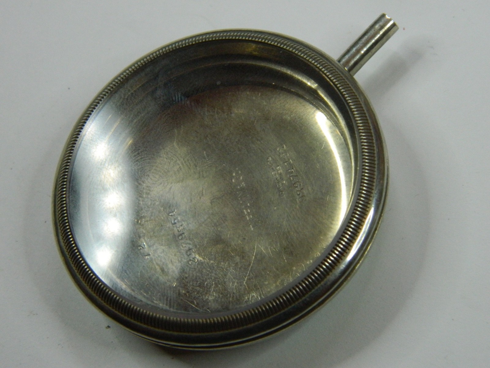 FINE VINTAGE SWISS TIFFANY & Co. LONGINES SILVER TRAVEL CLOCK WATCH CASE ONLY