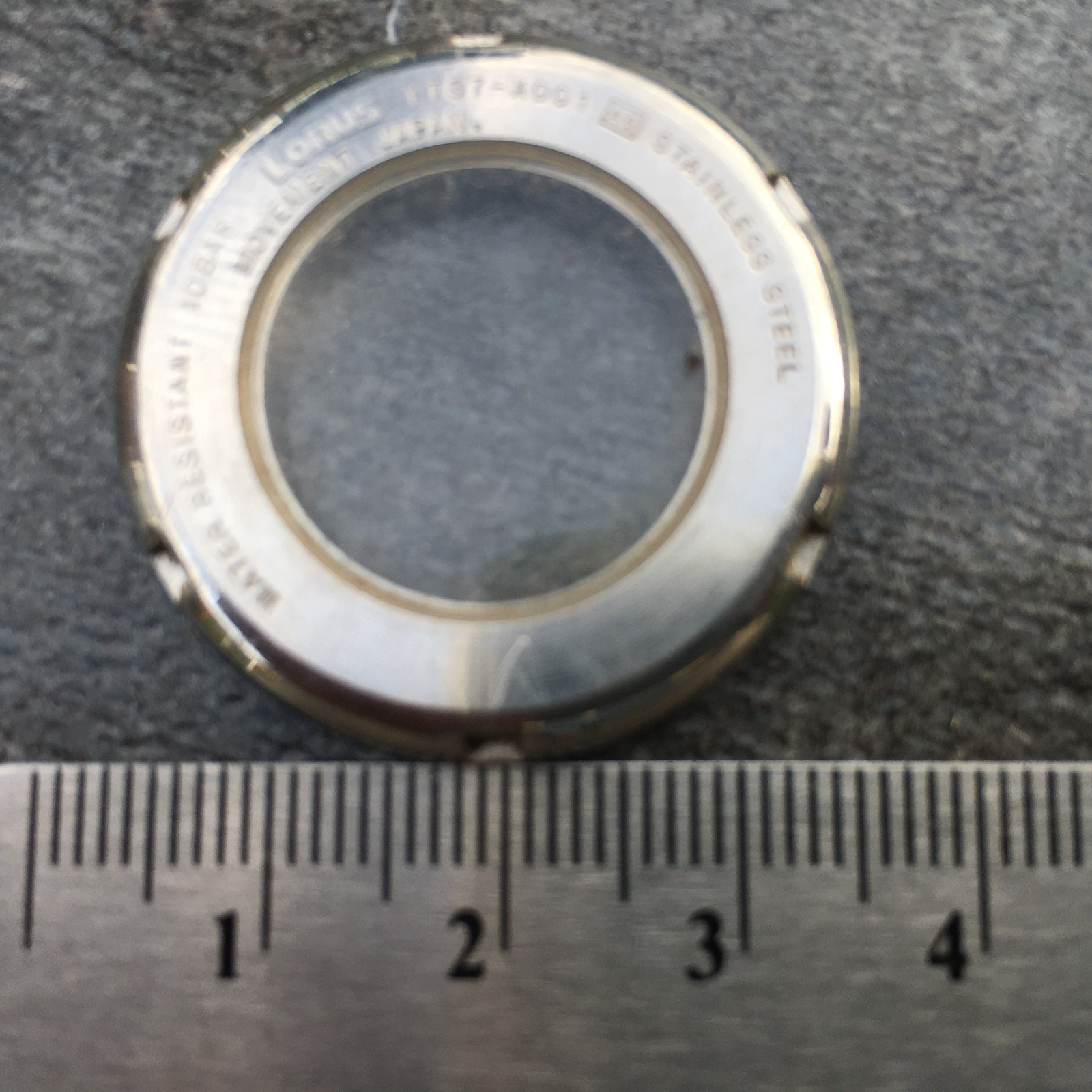 Lorus V733-9A00 Watch Case Back Part