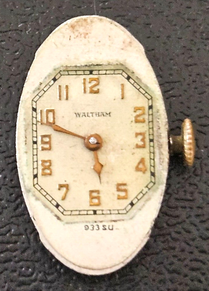 1939 WALTHAM 667 6.5L 17J WATCH MOVEMENT (BALANCE RUNS WITH ROTATION) LOT.125