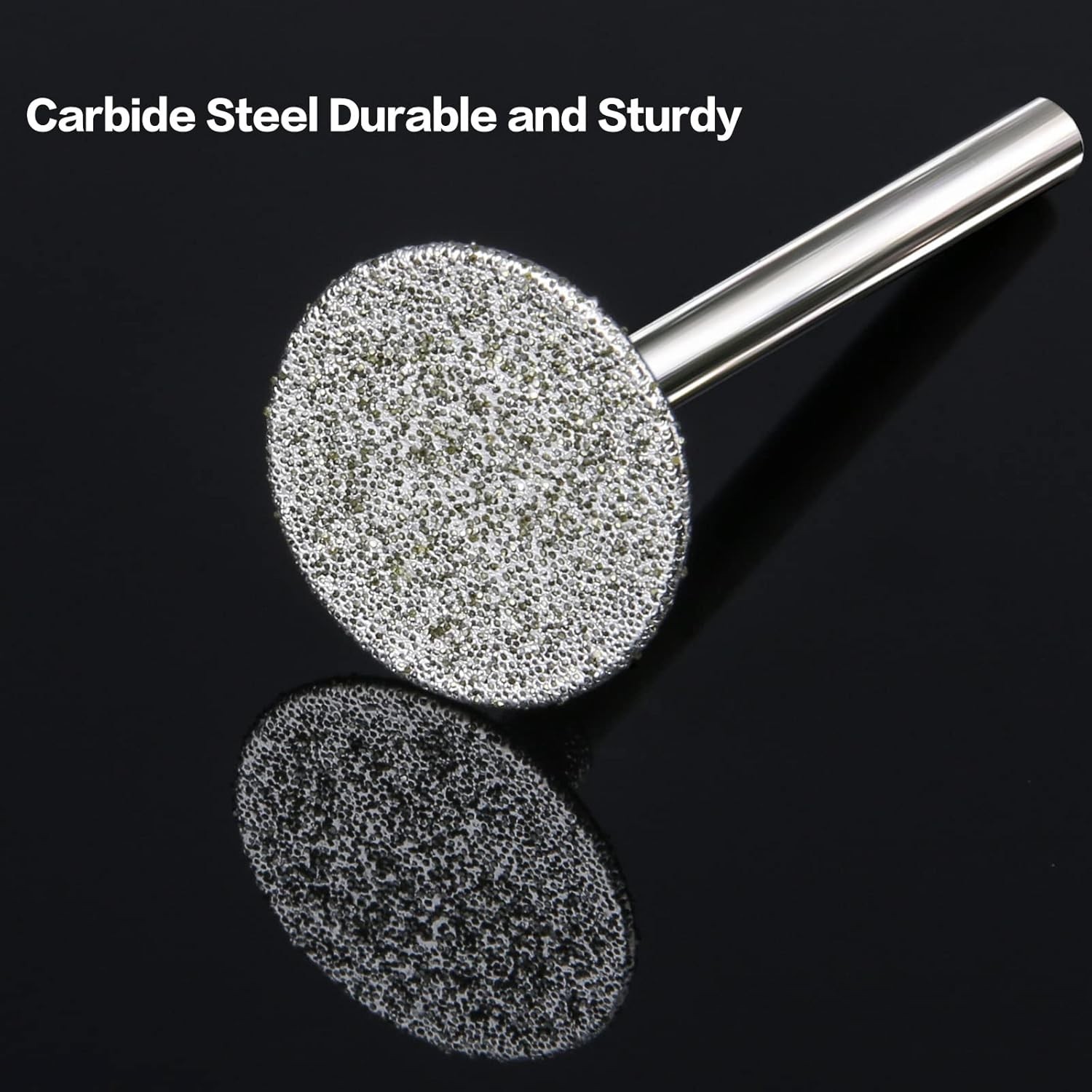 HOMEIDOL 17PCS Diamond Burr Bits Stone Carving Kit for Rotary Tools