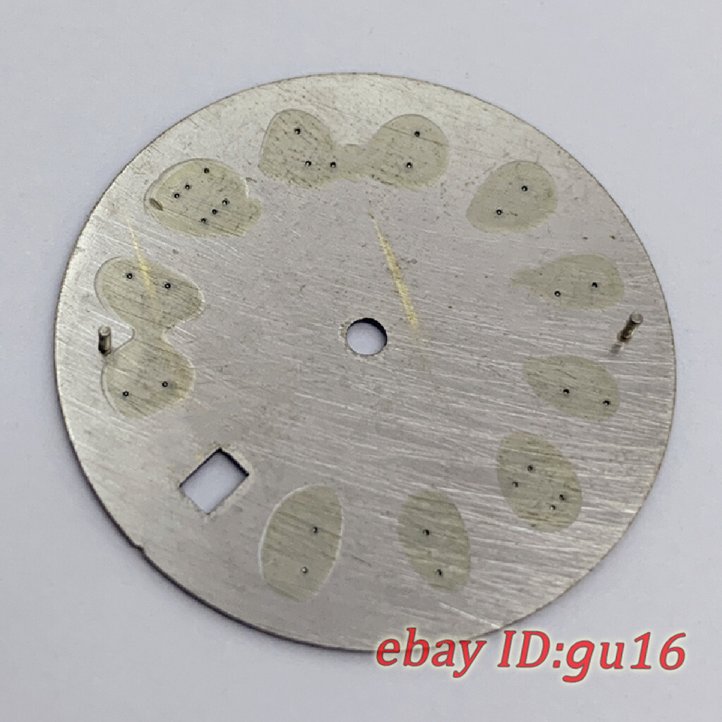 31mm Sterile Black White Blue Green Grey Watch dial fit NH35 NH35A Movement