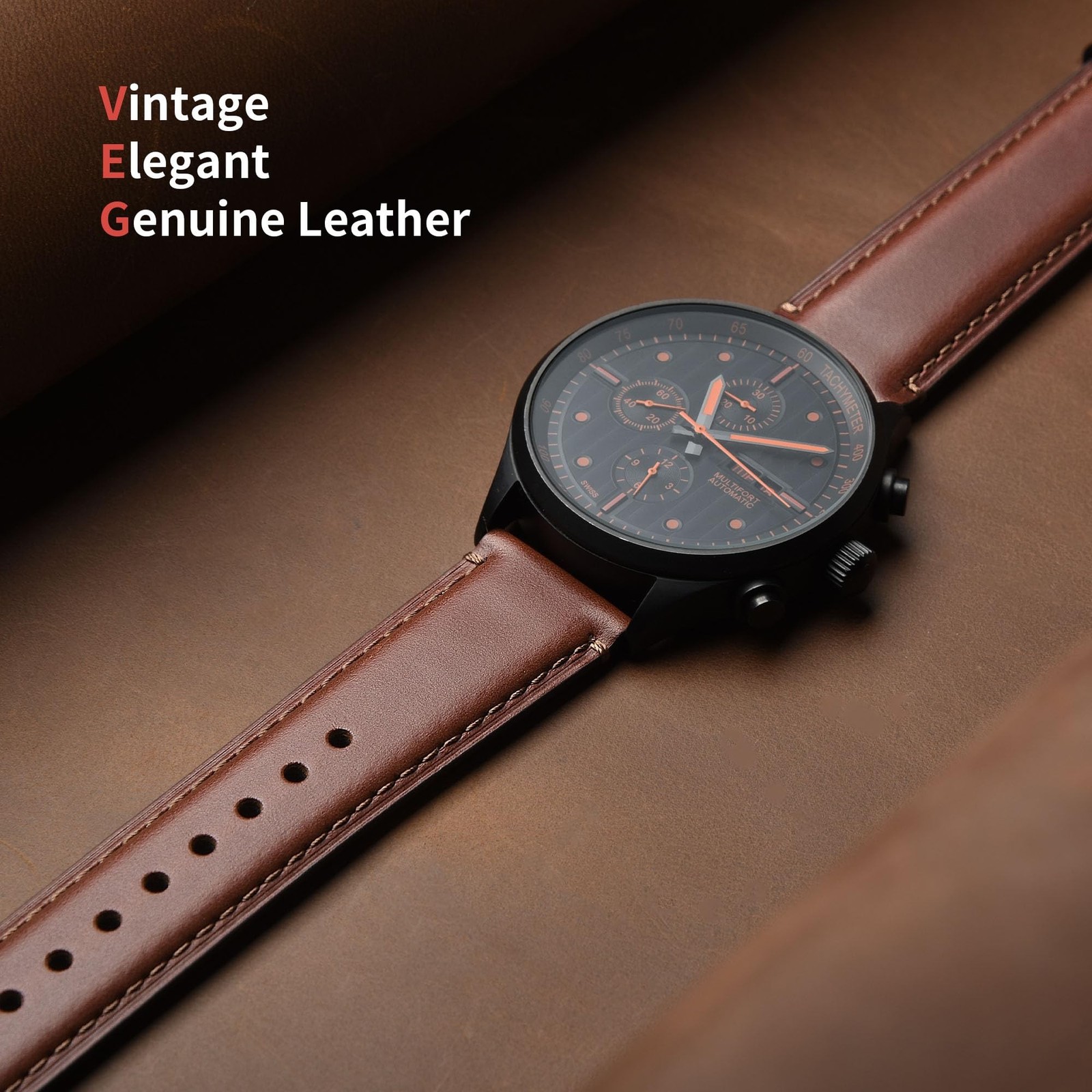 Fullmosa Watch Bands,18mm 19mm 20mm 21mm 22mm 24mm 26mm Quick Release Leather…