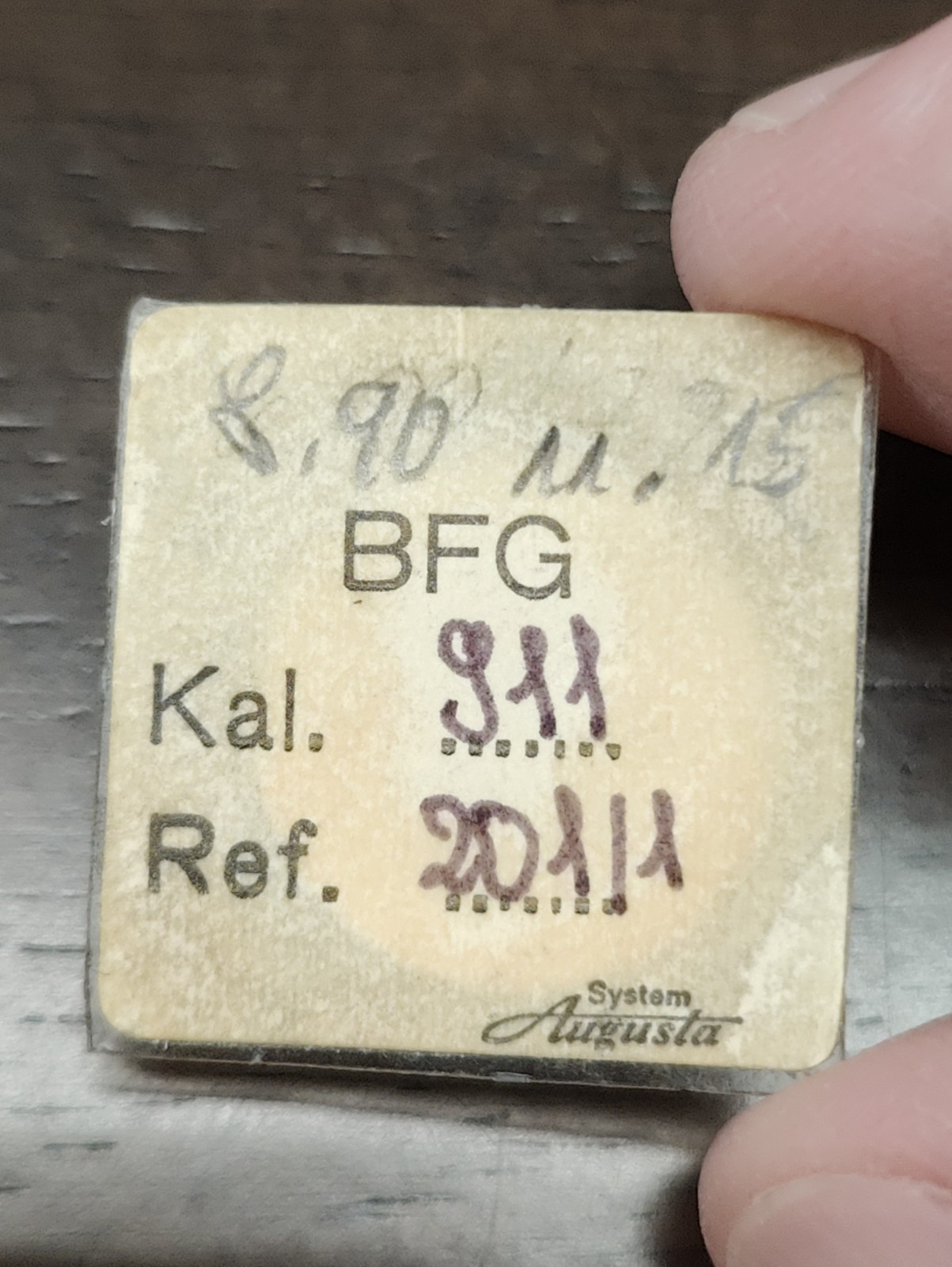 NOS Baumgartner BFG Cal. 911 Part 201/1 Center Wheel