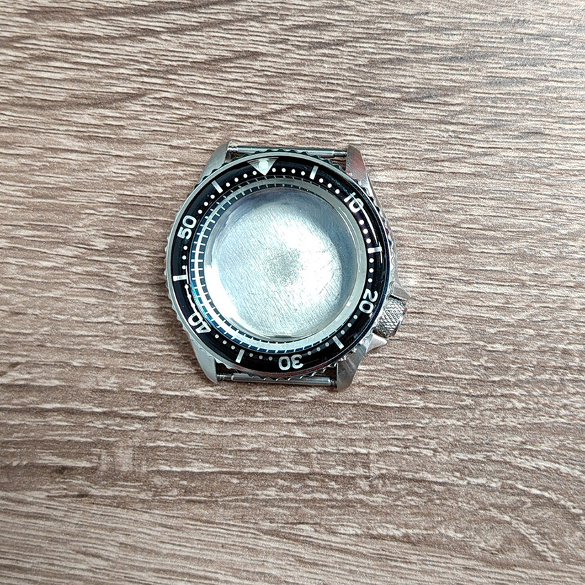 42MM 316 Steel Watch Case Resin Bezel Mineral for SKX007 for NH35/36/4R Movement