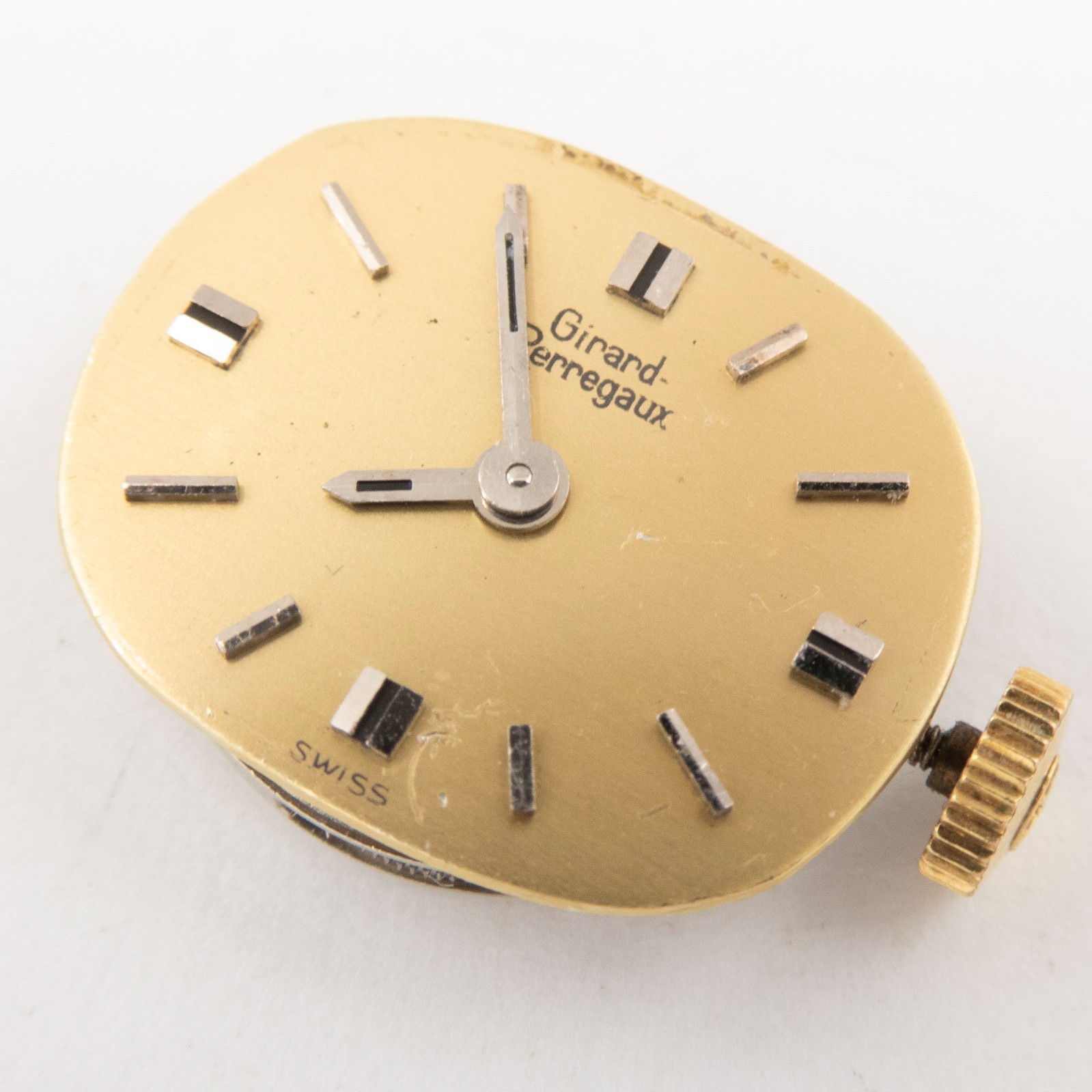 Vintage Girard-Perregaux 13.7 x 4.2 mm 17-Jewel Wristwatch Movement, Runs
