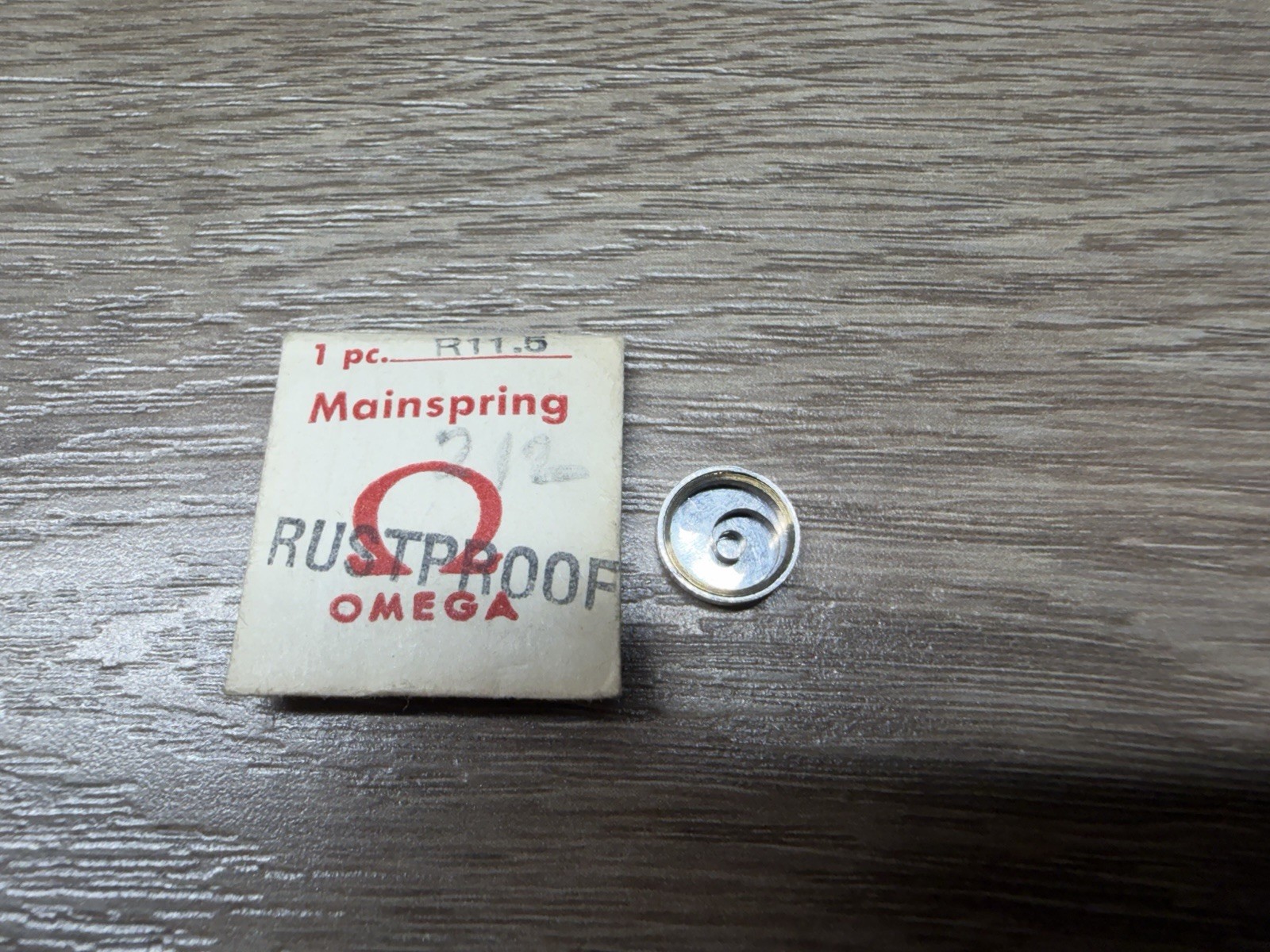 Vintage Genuine Omega Rustproof Watch Part Mainspring No. R11.5