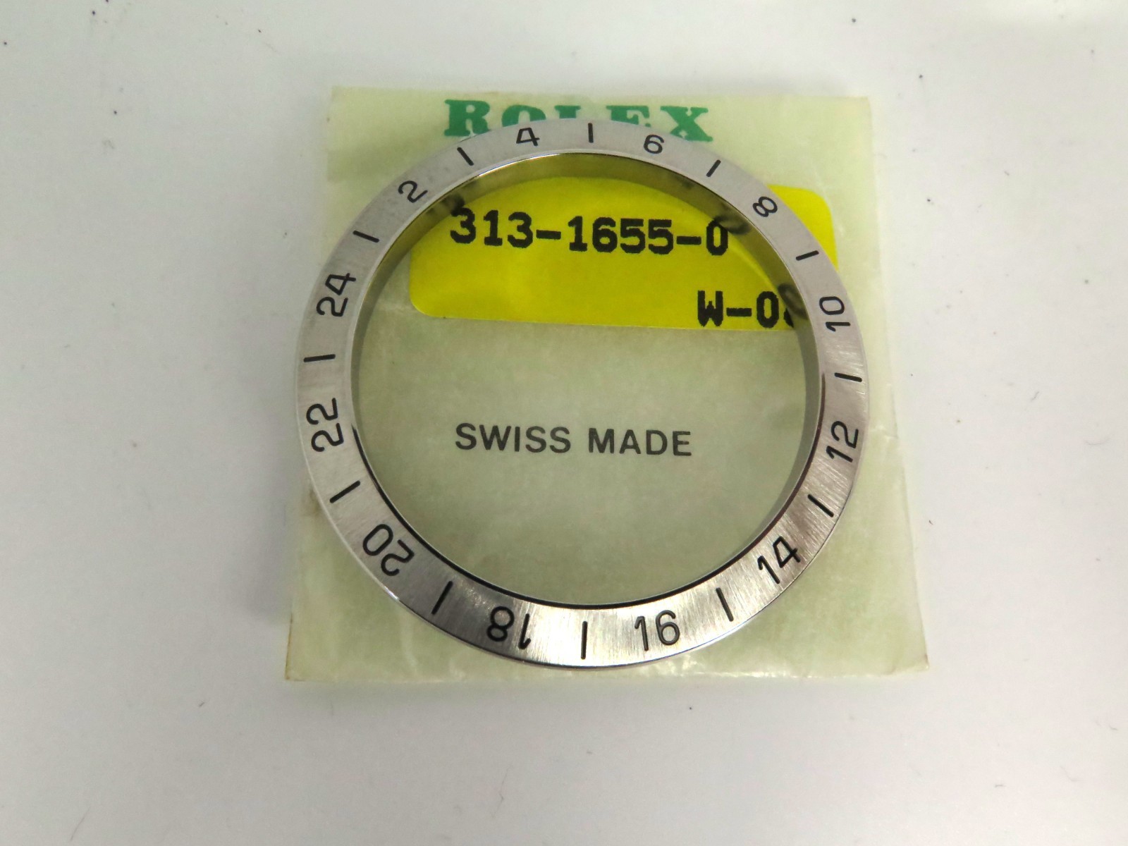 Vintage New Old Stock Rolex Oyster Perpetual Date Explorer II 1655 Steel Bezel
