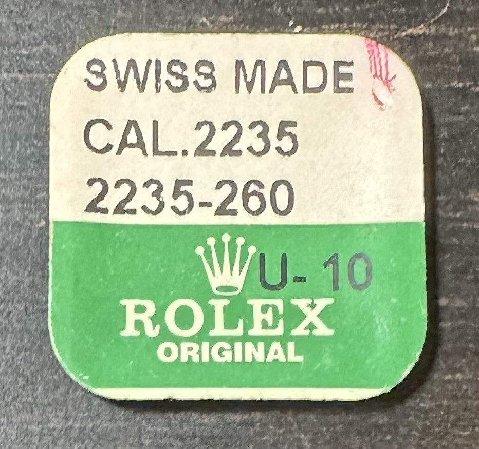 Rolex Cal. 2235 Part 260 Minute Wheel 2235-260
