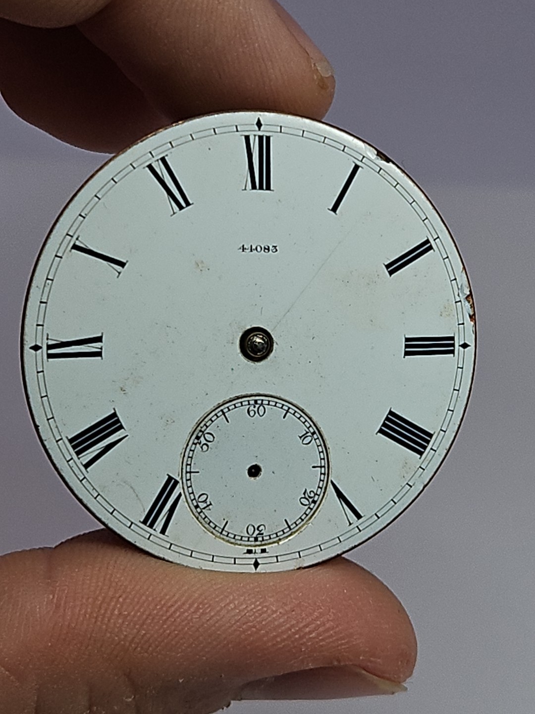 Antique 44083 LONDON POCKET WATCH MOVEMENT 39.78mm For Parts/Repair