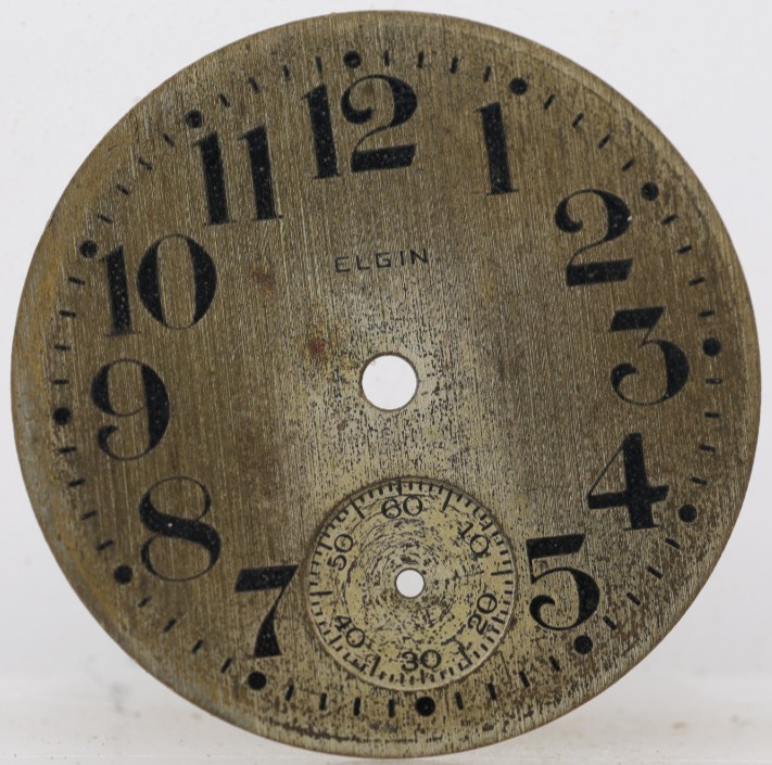 ELGIN TRENCH METAL WRIST WATCH DIAL 26.4mm (OD)