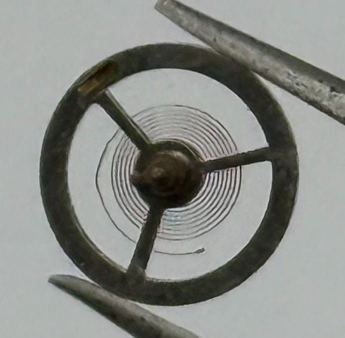 OC 1 Balance Wheel Complete And Spring 8¾’’’ Renata 1533 Watch Movement Parts