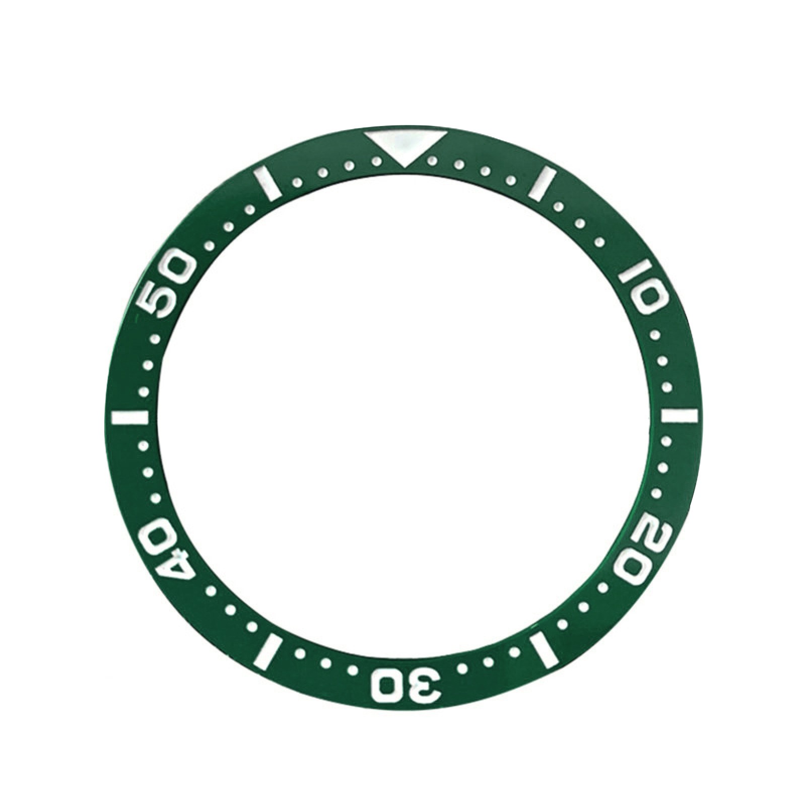 Green 38mm Ceramic Watch Bezel For SKX009 SKX007 & SKX011 Watch Replacement
