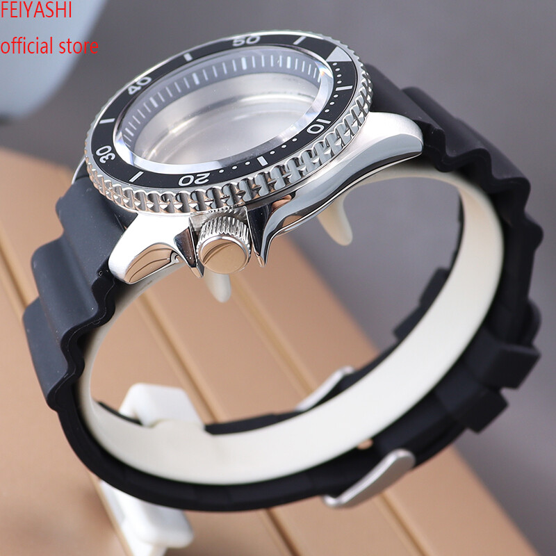 42.5mm Seiko SKX007 Mod Watch Case Sapphire Glass For Seiko Nh35 Nh36 Movement