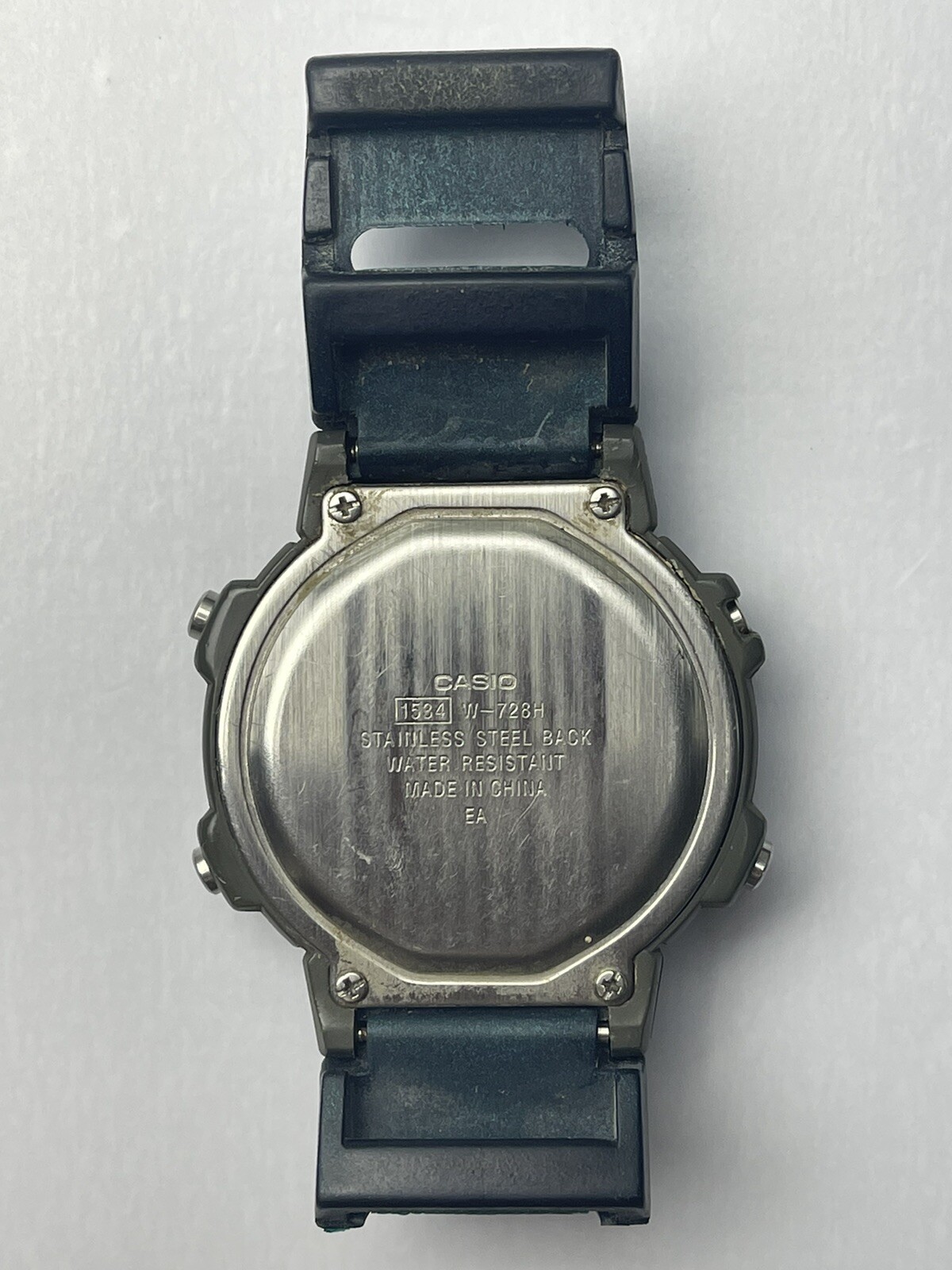 Casio Movement 1534 W-728H Incomplete Original For Spare Parts