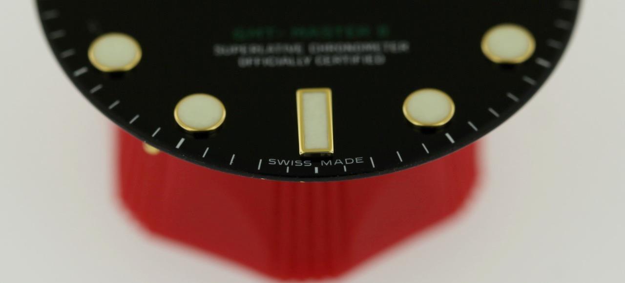 Original Men’s Rolex GMT-MASTER II 40mm 116713 116718 Black Dial #B1