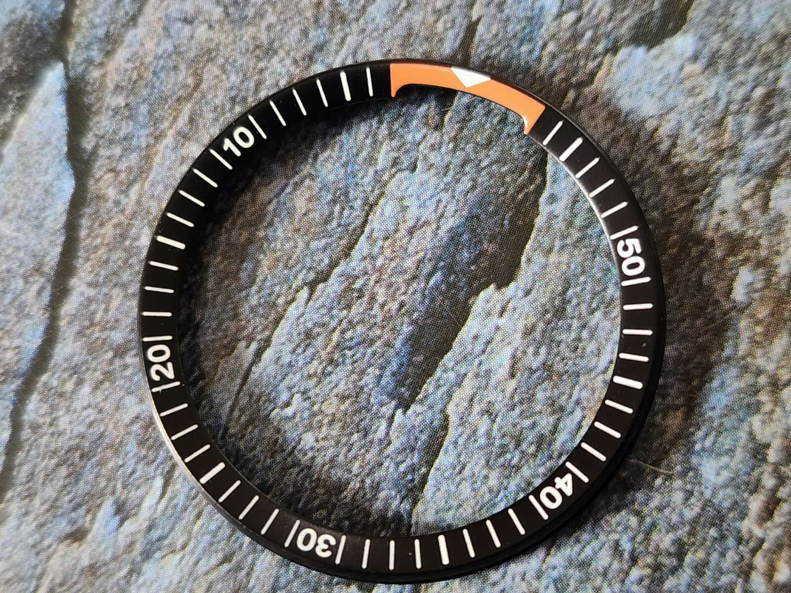 NEW ROTATING ALARM RING FOR SEIKO BELL-MATIC 4006 BLACK COLOR.