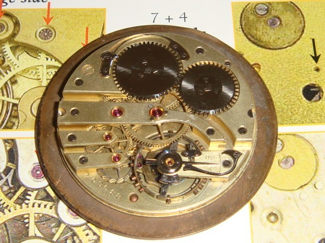 IWC Calibre 73 pocket watch movement International watch Co. project 1915-20