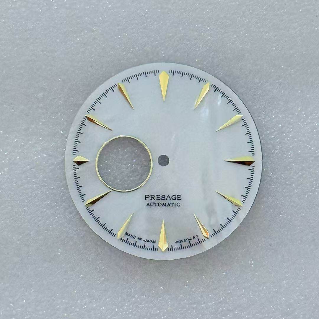 35mm Hollow Out Fritillaria Watch Dial No Lume for Nh38 Nh70/72 Movement Parts
