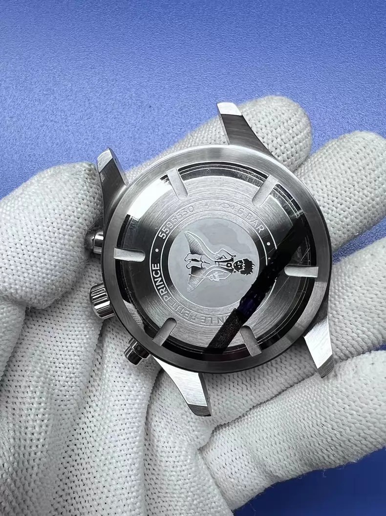 DIY For 3777 Pilot Case Fit Dandong ETA7750 SW500 Movement 43*15mm