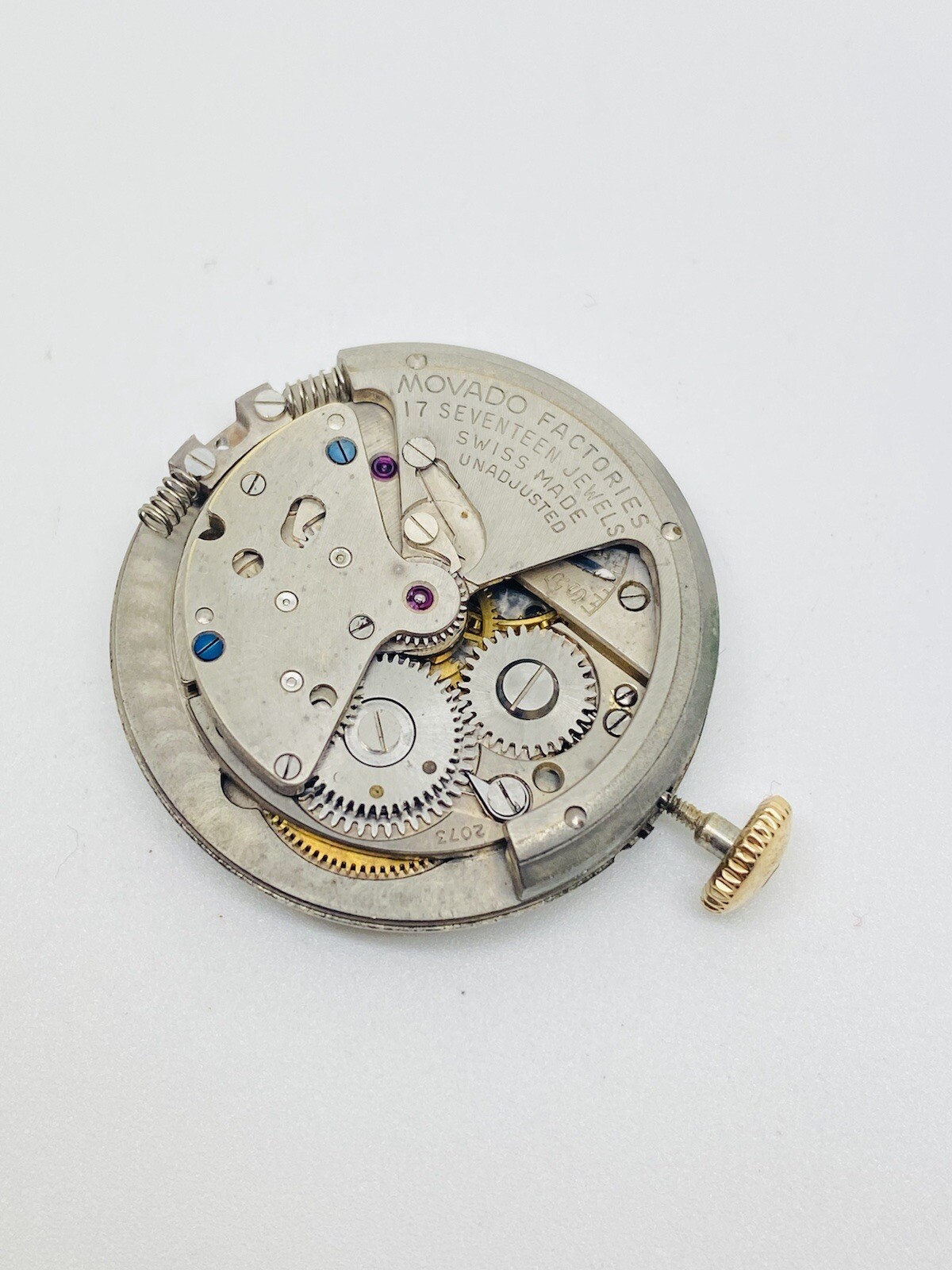 Vintage Movado Automatic Movement 2073 Movement For Spares/Repairs Or For Parts
