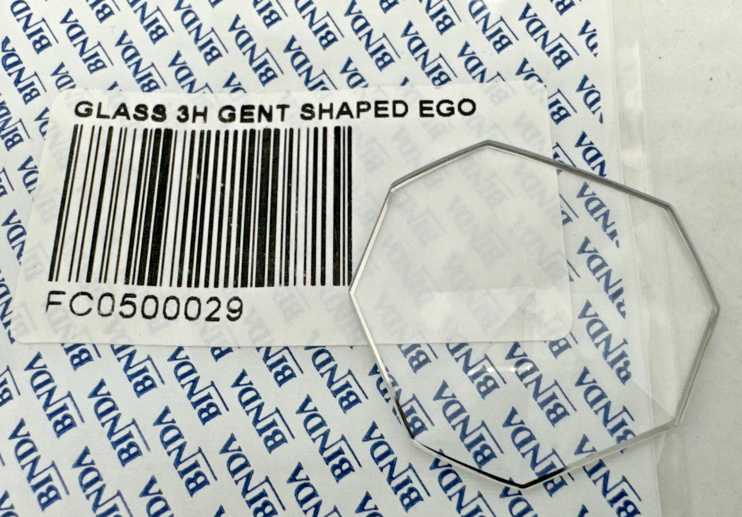 Chronotech Shaped Ego Men’s Original Mineral Glass Prism 32.6×34.1 Eight Sided