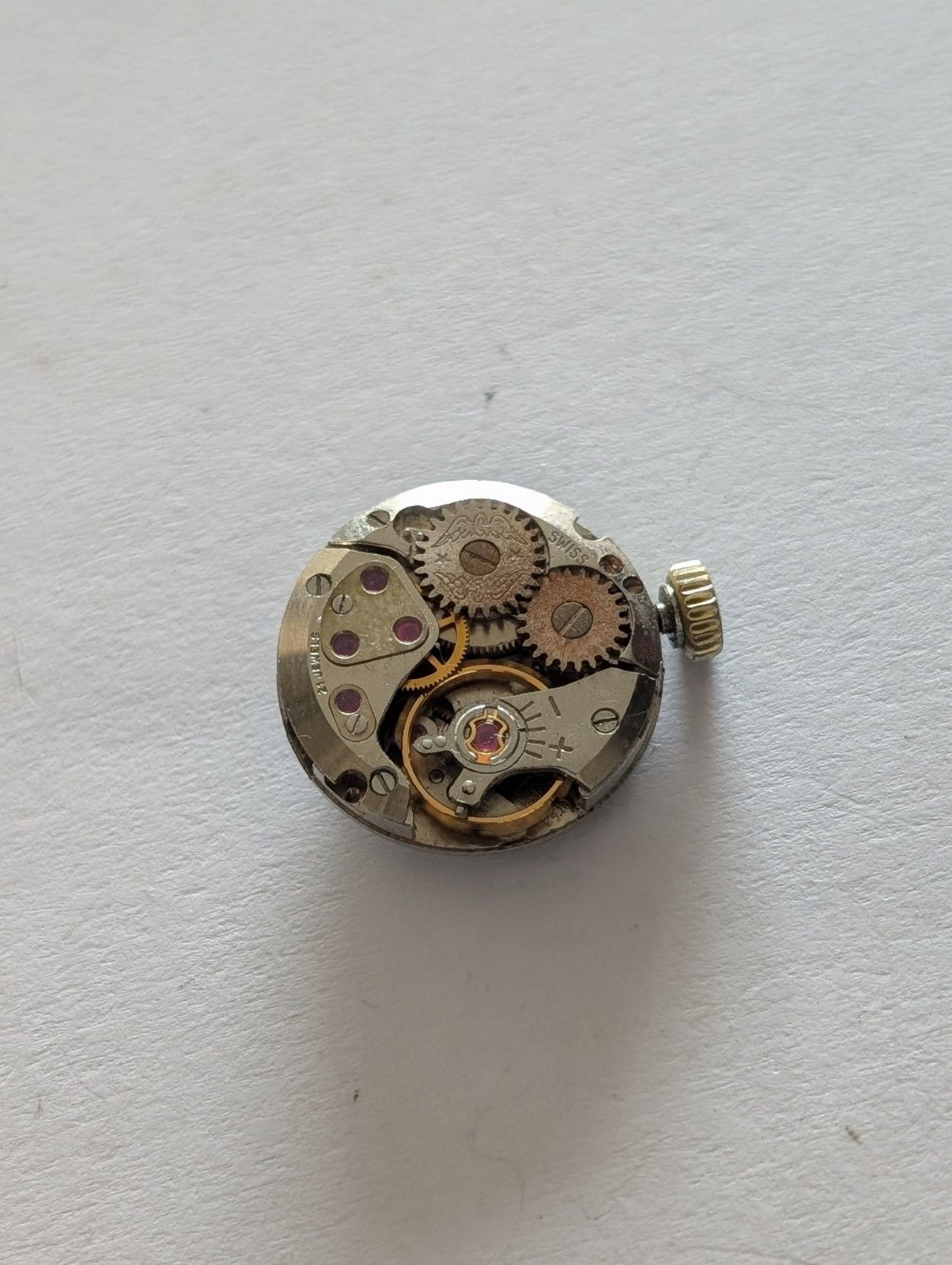 Vintage ETA 2410 Mechanical Watch Movement (Runs)