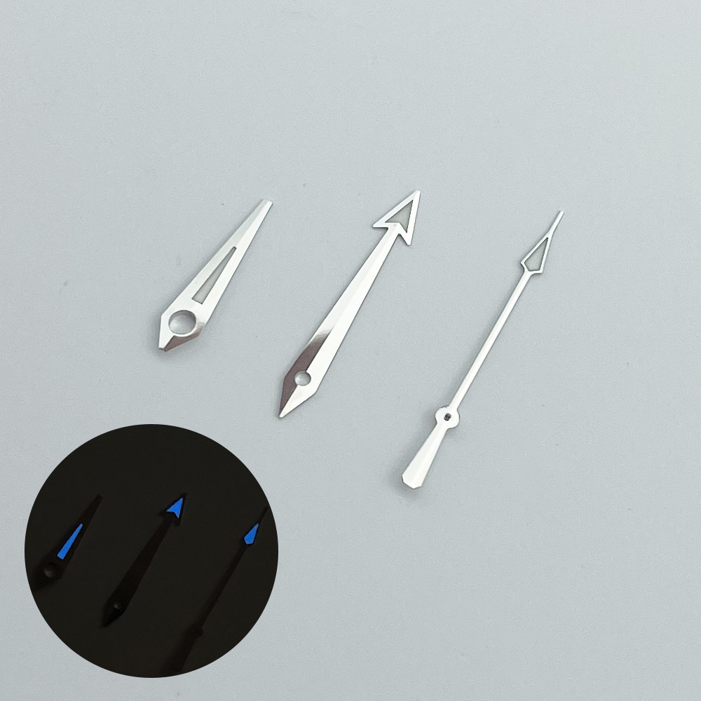 33.2mm Green Sterile Watch Dial with Hans Markers for NH35 NH35A AT150 Aqua, @3