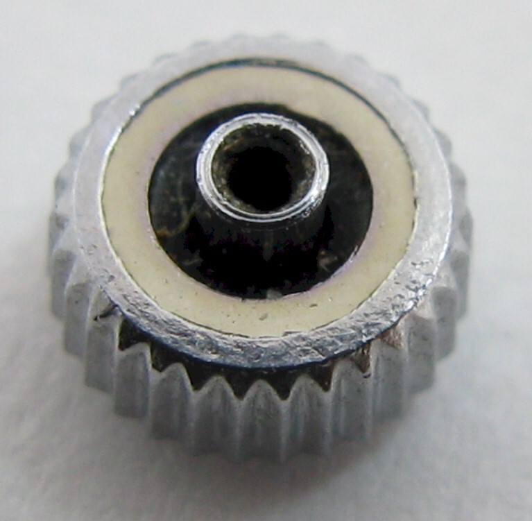 Gruen “G” Watch Part waterproof stainless steel Crown 4.2 millimeters