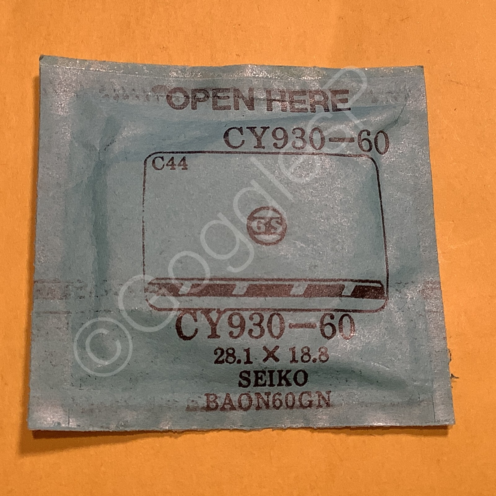 GS Cylinder Acrylic Crystals for Seiko Watches (Choose by Seiko Crystal)