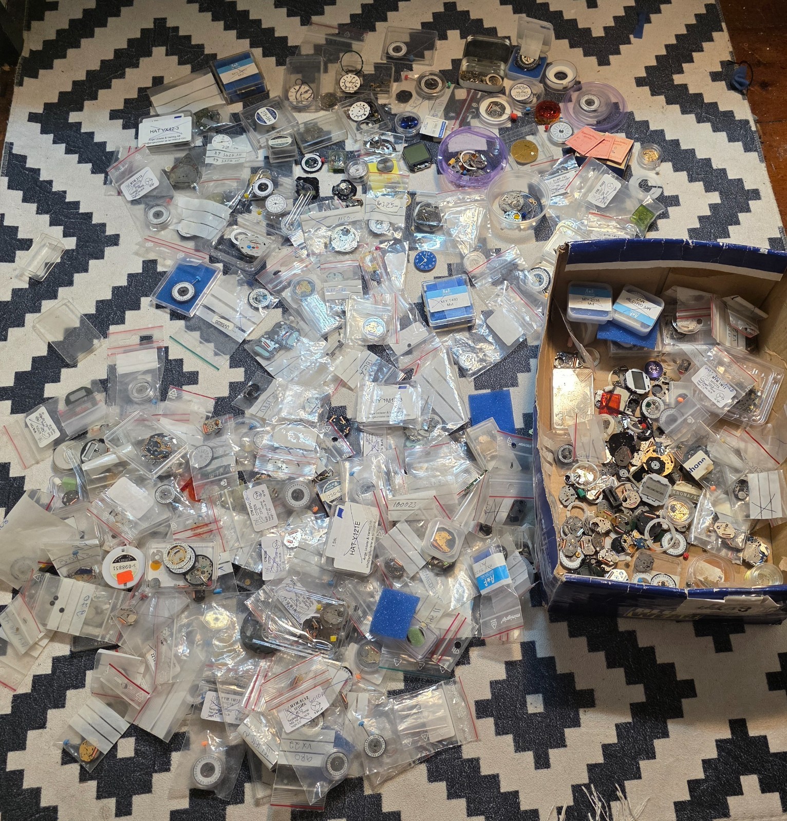 New and used Japanes watches movments and parts