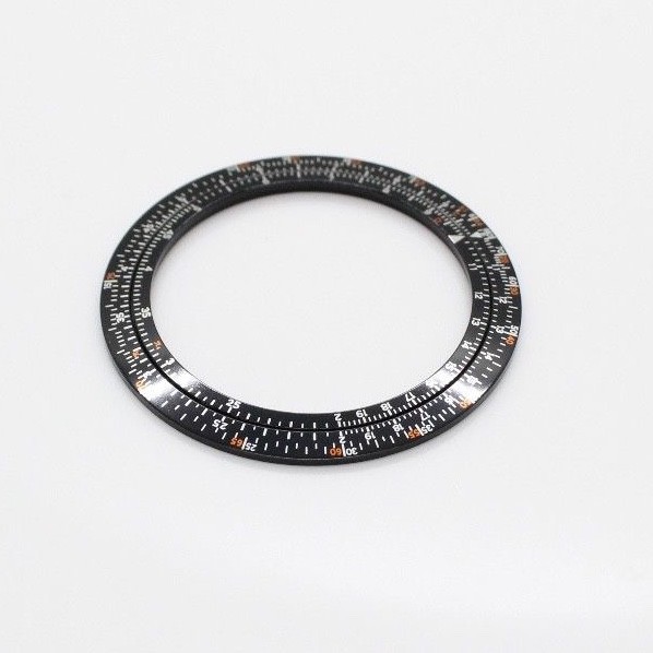 Bezel Insert for Seiko Chronograph Watch 6138 7000 Slide Rule Chrono Calculator