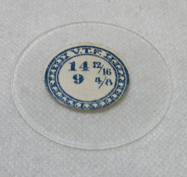 THICK GLASS POCKET WATCH CRYSTAL SIZE 14 12/16 REPLACEMENT WATCHMAKER #M14