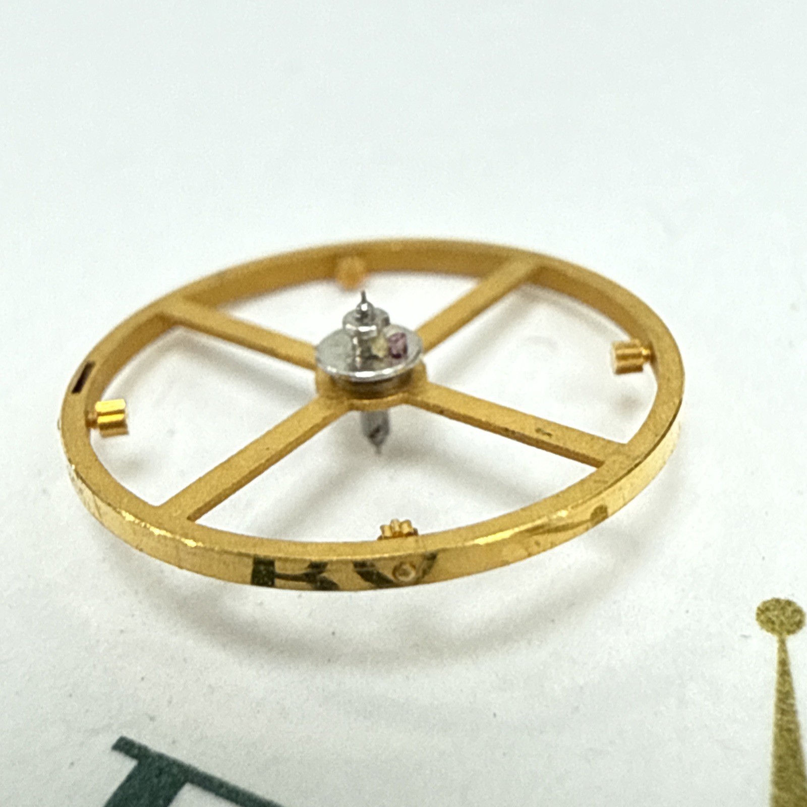Genuine Rolex 3135 432 Balance Wheel With Roller & Balance Staff, New Open Pack