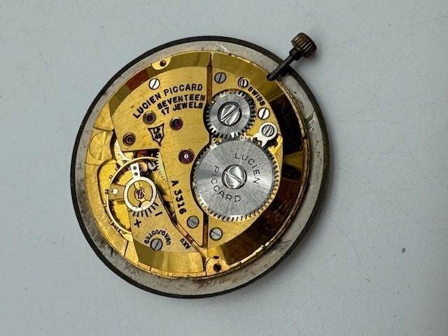 Vintage Lucien Picard Swiss 17 Jewels A3316 Watch Movement WORKS