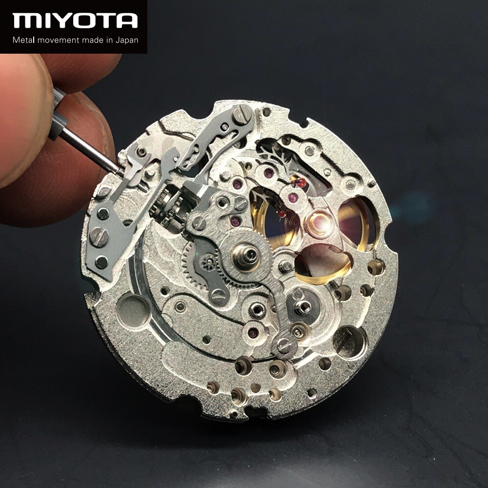 Silver / Gold Mechanical Movement 82S0 Japan Miyota (CITIZEN) Automatic Movement