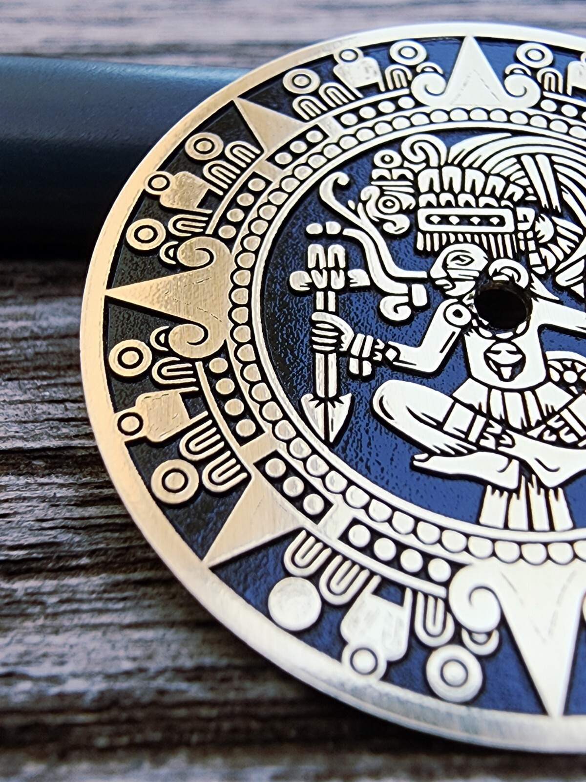 Custom-Made Laser Engraved Watch Dial | Maya Calendar – Order any designsize
