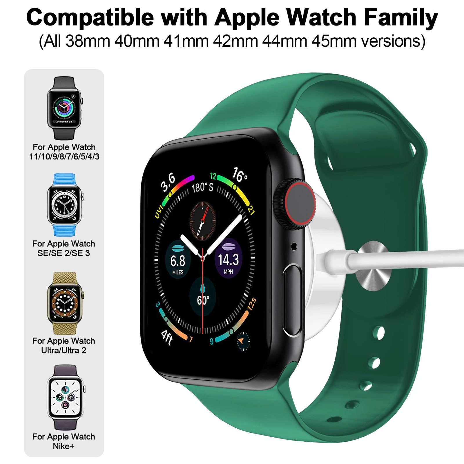 𝟐𝟎𝟐𝟔 𝐔𝐩𝐠𝐫𝐚𝐝𝐞𝐝 for Apple Watch Charger Magnetic Fast Charging Cabl…