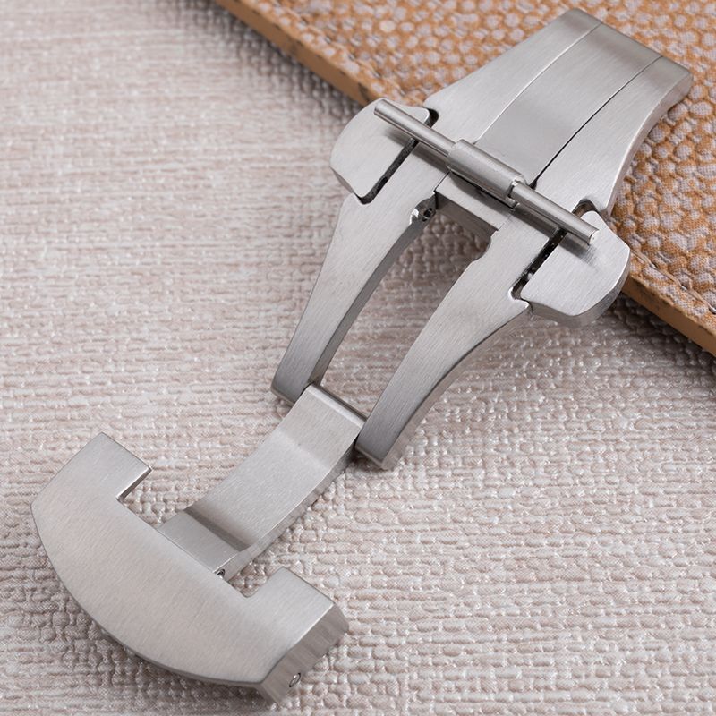 Fit for Panerai Watch Straps 22 mm SS Butterfly Buckle Folding Clasp
