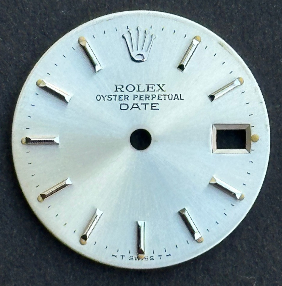 Vintage Rolex Oyster Perpertual Date Watch Dial For 26mm Case 6517 6519 6917