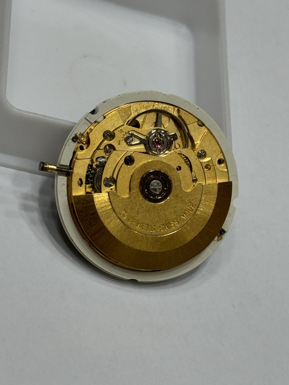 Eta 2834-2 Automatic Day Date Movement Swiss Made Running