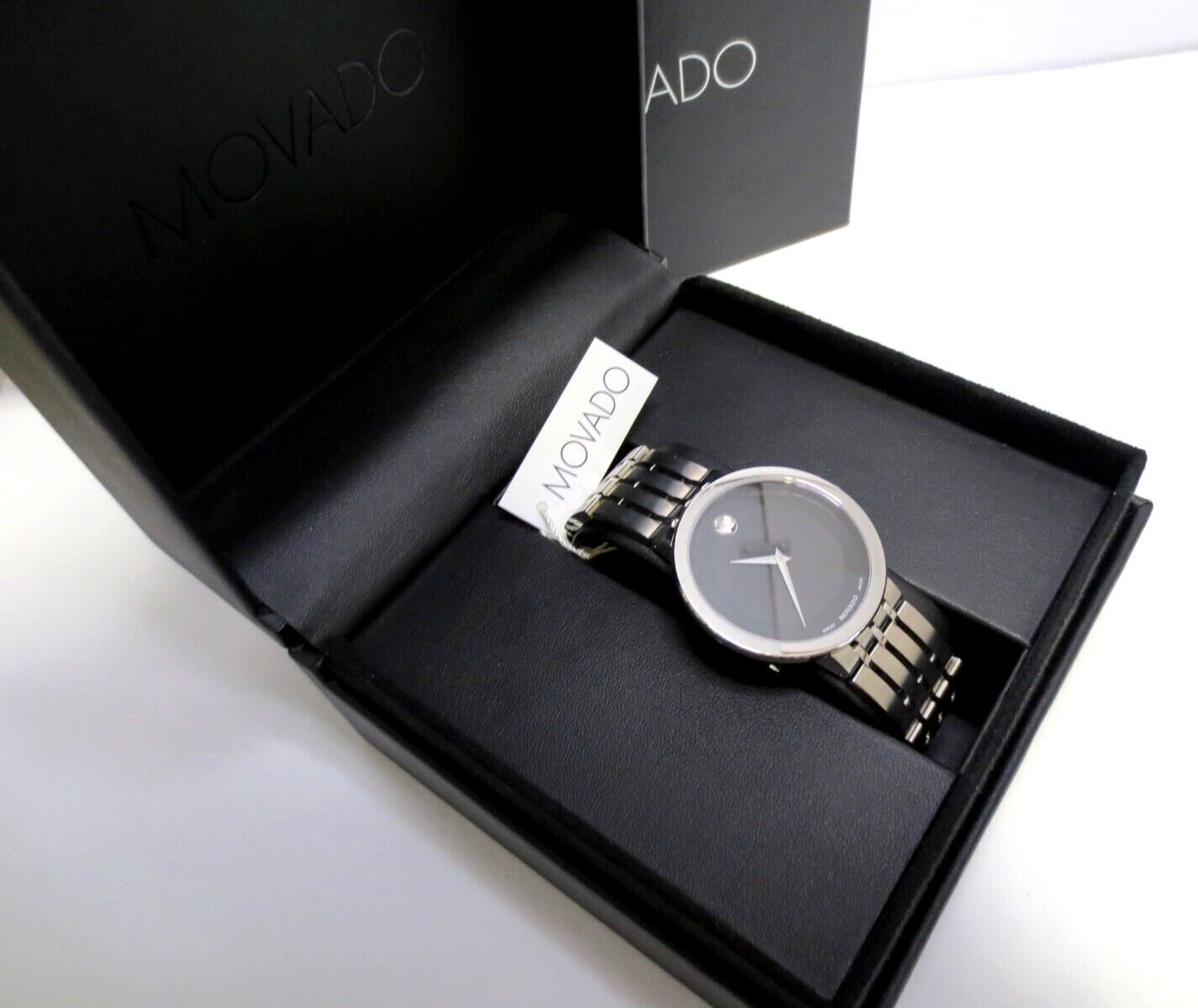 MOVADO ESPERANZA 39 MM STAINLESS STEEL CASE 0607057 BOXED & 100% AUTHENTIC